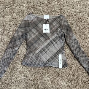 Reformation Wiley Knit Top Brown - Size S